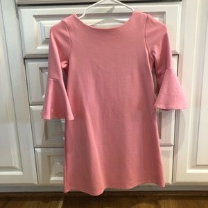 GB Girl’s pink dress with bell sleeves - GUC